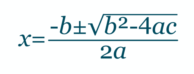 Quadratic formula