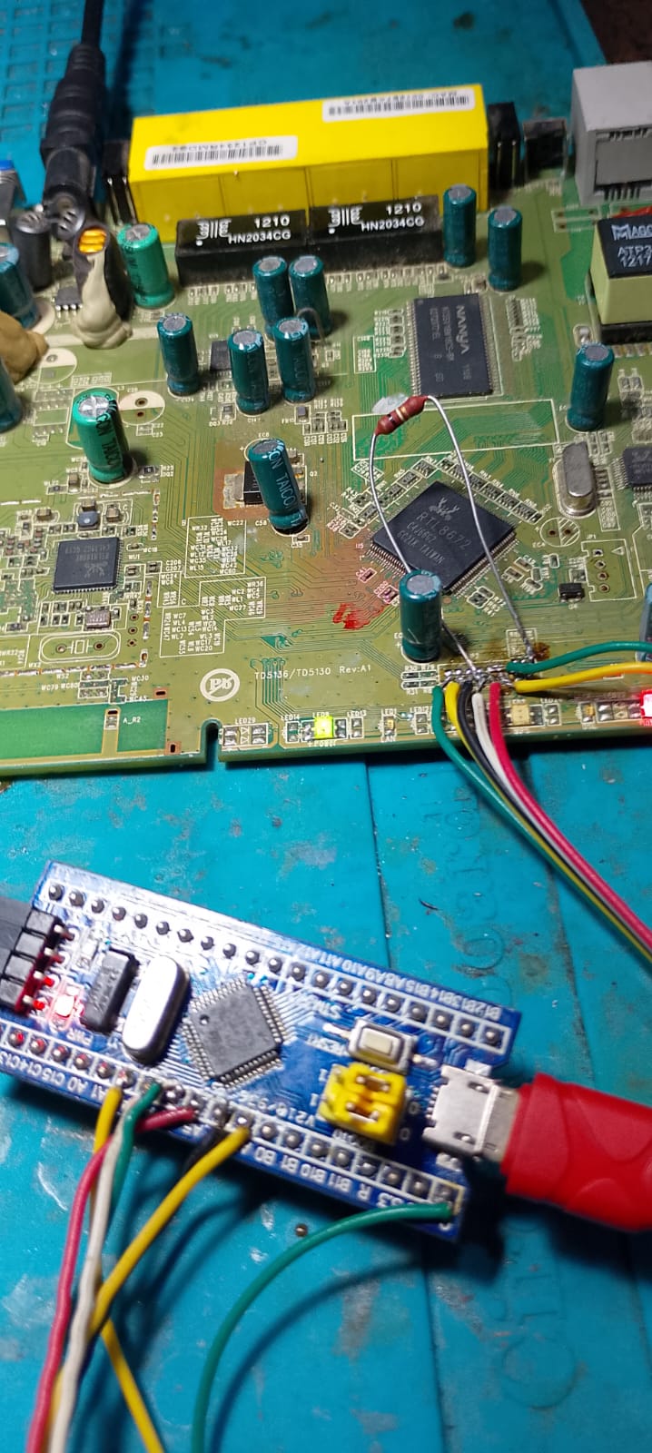 Modchip + resistor